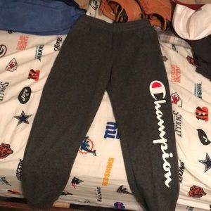 Champion sweat pants that are really comfy.